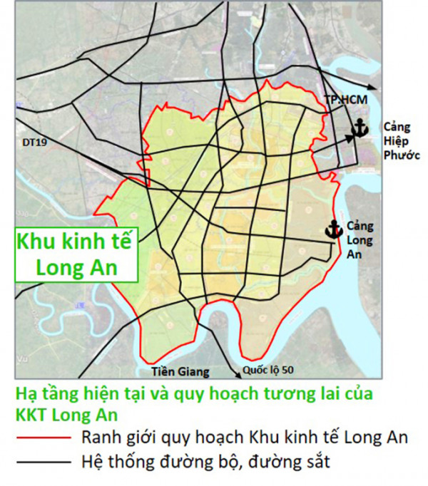 Long An muốn phát triển khu siêu kinh tế 32.000 ha
