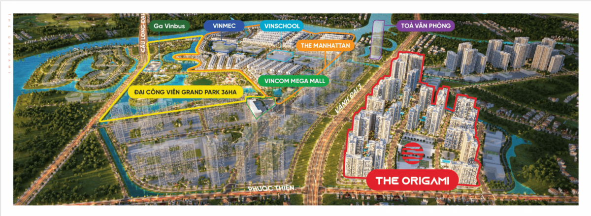 Mặt bằng các phân khu Vinhomes Grand Park