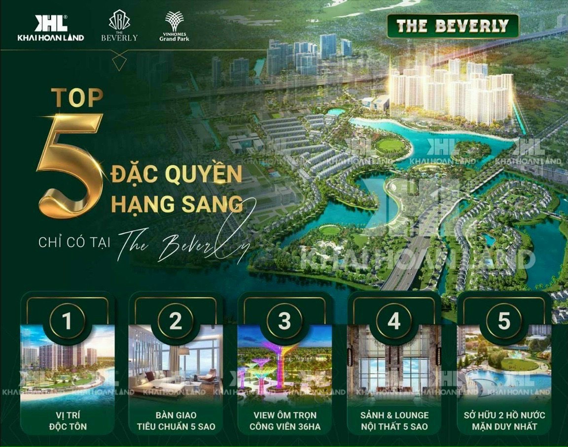 TOP 5 ĐẶC QUYỀN HẠNG SANG CHỈ CÓ TẠI THE BEVERLY