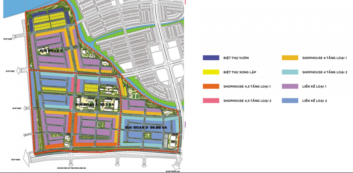 Mặt Bằng chi tiết phân Khu Mở Bán Đợt 1 T&T Millennia City